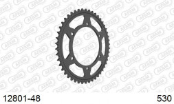 12801-48 звезда задняя YAMAHA FZR 1000, FZS 600, YZF 1000 (ведомая) стальная, 530, AFAM (JTR859.48)