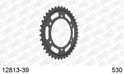 12813-39 звезда задняя YAMAHA MT-01 16700, YAMAHA XJR 1300, SUZUKI GSX-R (ведомая) стальная, 530, AFAM (JTR479.39)