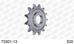 73301-13 звезда передняя HUSABERG, KTM EXC 250, SX 400, POLARIS (ведущая) стальная, 520, AFAM (JTF1901.13)