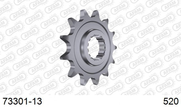 73301-13 звезда передняя HUSABERG, KTM EXC 250, SX 400, POLARIS (ведущая) стальная, 520, AFAM (JTF1901.13)