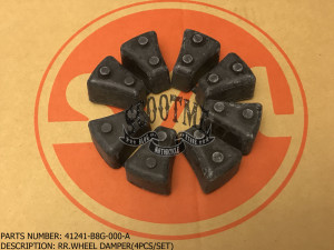 Демпферные резинки заднего колеса SYM WOLF (T2) 250
Артикул: 41241-B8G-000-A