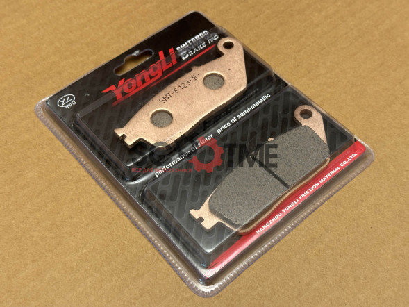 SNT-F123B Тормозные колодки дисковые мото YONGLI Sintered (FDB664ST)
