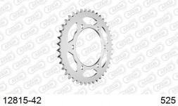 12815-42 звезда задняя SUZUKI GSX-R, YAMAHA XSR 700, YZF 1000 (ведомая) стальная, 525, AFAM (JTR1876.42)