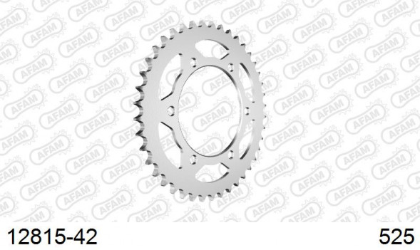 12815-42 звезда задняя SUZUKI GSX-R, YAMAHA XSR 700, YZF 1000 (ведомая) стальная, 525, AFAM (JTR1876.42)