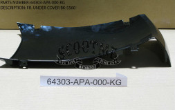 Облицовка передняя нижняя SYM SYMPHONY 50SR [BLACK BK-5560]