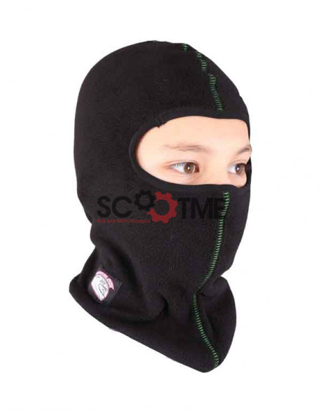 Детский зимний подшлемник HYPERLOOK WINTER ACTION KIDS [BLACK/GREEN]