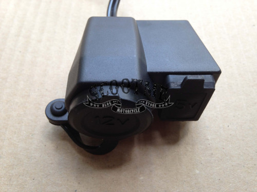 Мото-розетка прикуриватель 12V+USB 5V MCN (ТИП 3)