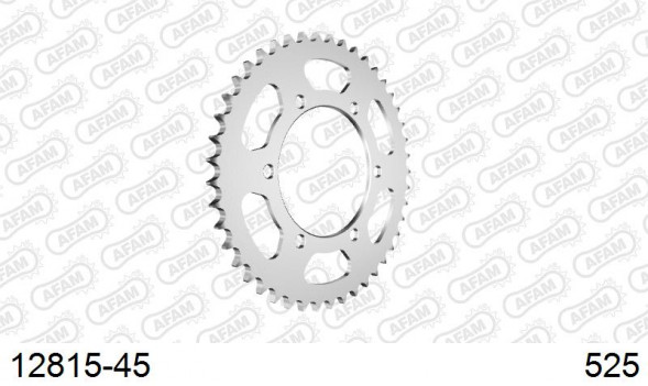 12815-45 звезда задняя SUZUKI GSX-R, YAMAHA XSR 700, YZF 1000 (ведомая) стальная, 525, AFAM (JTR1876.45)