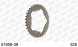 51608-39 звезда задняя DUCATI 1100 Evo Hypermotard, DUCATI 1100 Monster, Matrix (ведомая) алюминиевая, 525, AFAM