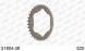 51804-39 звезда задняя DUCATI 1098 R, S, Corse, Panigale, (ведомая) алюминиевая для адаптера PCD, 520, AFAM