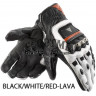 Перчатки Guanto 4-Stroke Dainese (BLACK/WHITE/RED LAVA)