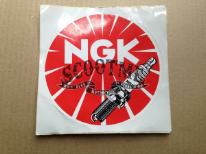 Наклейка NGK (Круглая)