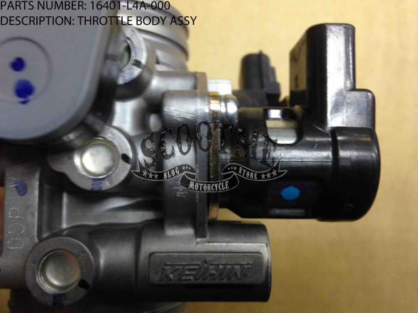Заслонка дроссельная в сборе SYM MAXSYM 400 ABS