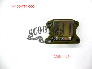 Клапан лепестковый SYM DD 50 (Reed valve comp​)
Артикул: 14100-F01-000
Номер детали на схеме: 1
Деталь подходит к следующим моделями: SYM DD 50​.