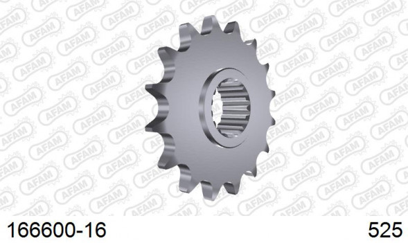 166600-16 звезда передняя BMW F650 GS, BMW F800 GS (ведущая) стальная, 525, AFAM (JTF704.16 wrong)