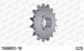 166600-16 звезда передняя BMW F650 GS, BMW F800 GS (ведущая) стальная, 525, AFAM (JTF704.16 wrong)