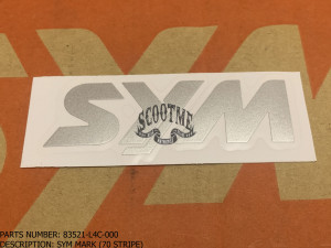 Наклейка на лобовое стекло SYM MAXSYM 600i ABS
Артикул: 83521-L4C-000
