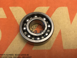Подшипник шариковый радиальный SYM ORBIT 50 [С&amp;U 6203/P6]