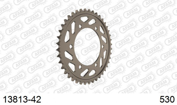 13813-42 звезда задняя SUZUKI GSX 1000, YAMAHA YZF 1000 (ведомая) алюминиевая, 530, AFAM (JTA479.42)