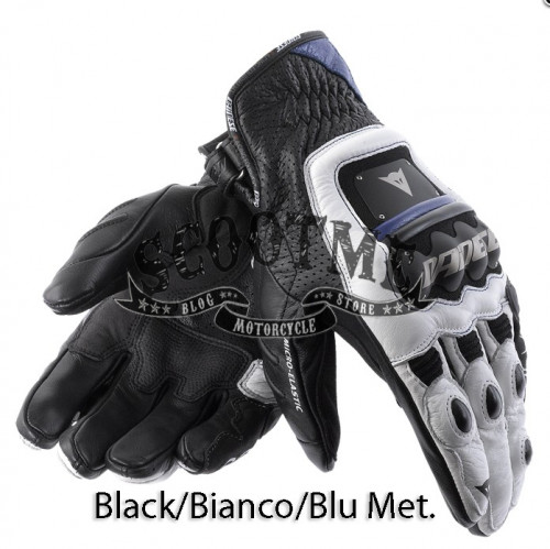 Перчатки Guanto 4-Stroke Dainese (BLACK/BIANKO/BLU MET.)