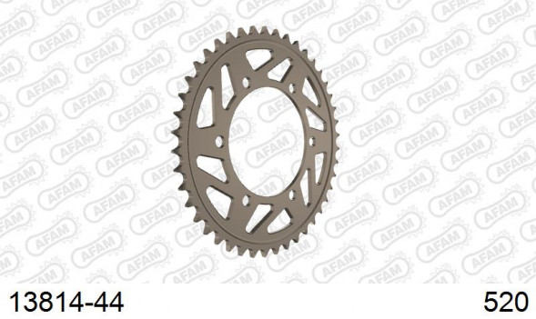 13814-44 звезда задняя SUZUKI GSX 1000, YAMAHA YZF (ведомая) алюминиевая, HARD, AFAM