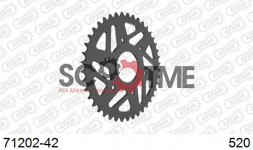 71202-42 звезда задняя KTM 200 Duke, KTM RC 200 (ведомая) стальная, 520, AFAM