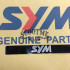 Наклейка декоративная на амортизатор передний SYM XS125, XS125-K