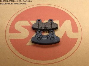 Колодки тормозные передние к-т SYM VS150
