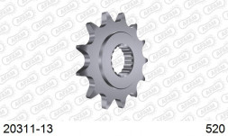20311-13 звезда передняя HONDA CR 500, 250, CRF 450, TRX 450 (ведущая) стальная, 520, AFAM (JTF284.13)
