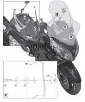 GIVI Крепление для стекла SYM MAXSYM 400-600 (11-18) (7051DT)