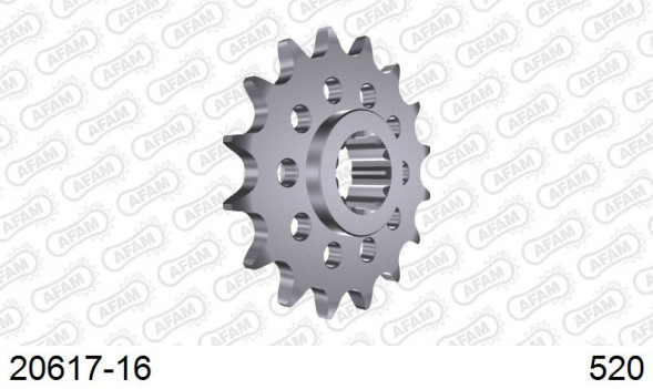 20617-16 звезда передняя HONDA CTX 700, NC 700, 750 (ведущая) стальная, 520, AFAM (JTF1373.16)