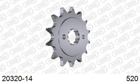 20320-14 звезда передняя HONDA CBR 250, 300, CRF 250 (ведущая) стальная, 520, AFAM (JTF1321.14)