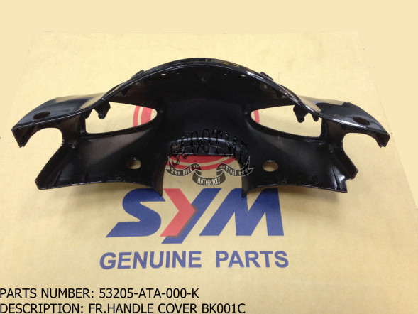 Облицовка руля передняя SYM JET 4 50 [ЦВЕТ: BLACK BK001C]