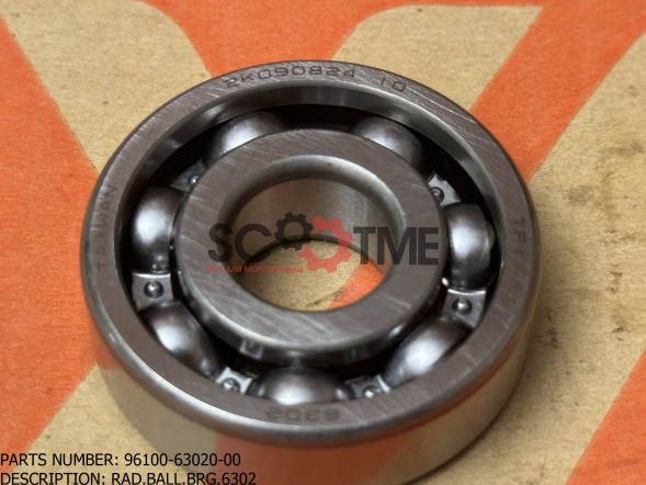 Подшипник шариковый радиальный SYM GTS 300i EVO [TPI 6302]