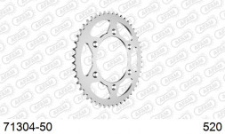 71304-50 звезда задняя KTM EXC, KTM SX, XC, HUSQVARNA FC (ведомая) стальная, 520, AFAM (JTR897.50)