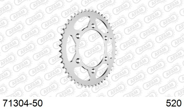 71304-50 звезда задняя KTM EXC, KTM SX, XC, HUSQVARNA FC (ведомая) стальная, 520, AFAM (JTR897.50)