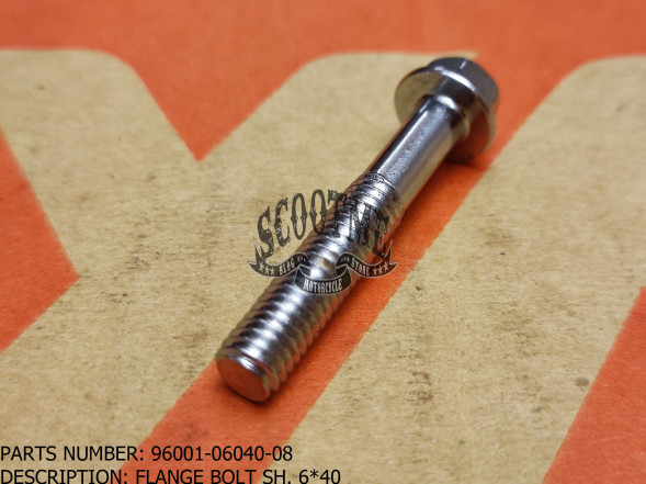 Винт с фланцем М6×40мм SYM ORBIT 50