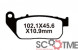 SNT-F083 Тормозные колодки дисковые мото YONGLI Sintered (FDB2179ST)