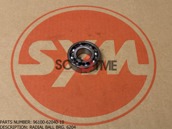 Подшипник шариковый радиальный SYM GTS 300i EVO [TPI 6204]