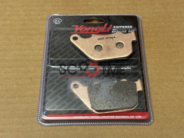 SNT-F084 Тормозные колодки дисковые мото YONGLI Sintered (FDB2180ST)