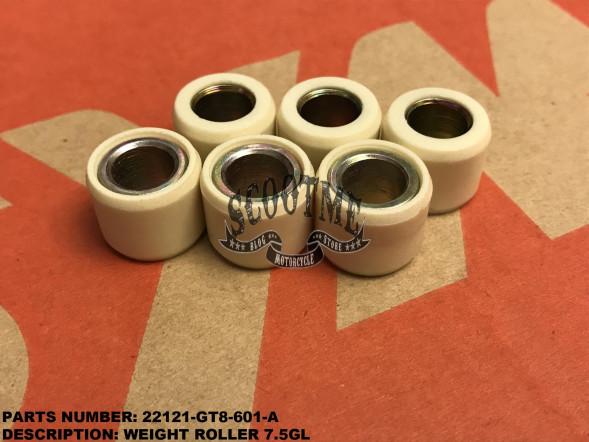 Грузики вариатора комплект SYM JET 4R 50 NAKED [7.5 гр.]