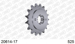 20614-17 звезда передняя HONDA VT 750 (ведущая) стальная, 525, AFAM (JTF1372.17)