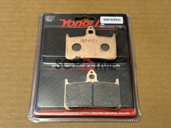 SNT-F121 Тормозные колодки дисковые мото YONGLI Sintered (FDB533ST)