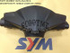 Облицовка руля передняя SYM ORBIT 50 [ЦВЕТ: BLACK MATT GY-7450U]