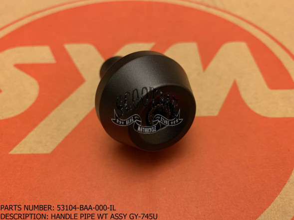 Грузик балансировочный руля SYM WOLF (T2) 250 [ЦВЕТ: BLACK MATT GY-7520U]