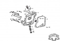 Пробка слива масла SYM CROX 125
