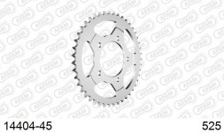 14404-45 звезда задняя SUZUKI GSF, GSX , SUZUKI SV 650 (ведомая) стальная, 525, AFAM (JTR807.45)