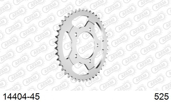 14404-45 звезда задняя SUZUKI GSF, GSX , SUZUKI SV 650 (ведомая) стальная, 525, AFAM (JTR807.45)