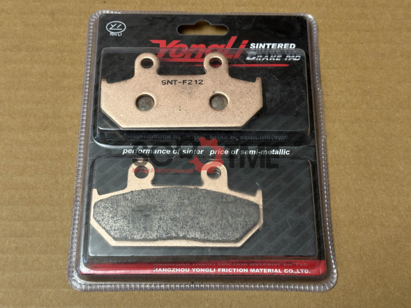 SNT-F212 Тормозные колодки дисковые мото YONGLI Sintered (FDB663ST)
