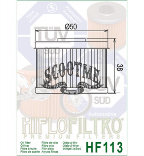 Масляный фильтр HI FLO HF113